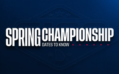 Mark your Calendars! Spring Championships start soon!